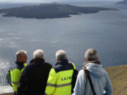 Αυτοψία Λέκκα στην Καλντέρα – «Κίνδυνος κατολισθήσεων στο τελεφερίκ»