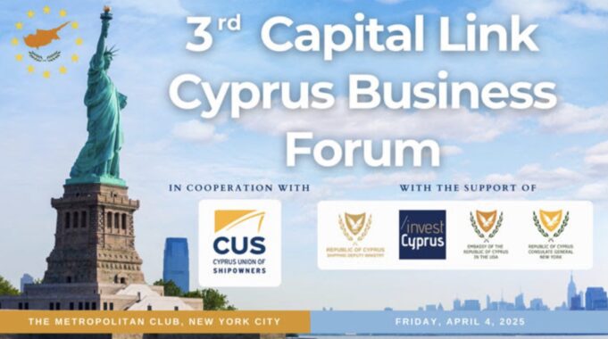 The 3rd Capital Link Cyprus Business Forum in NYC April 4