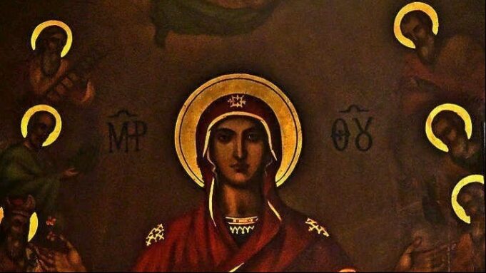 «Ξύπνα, ταράζου, μη φοβού, χαίρε, Παρθένε, χαίρε. Ο Κύριός μου είναι με σε, Ελλάς, ανάστα, χαίρε», Αριστοτέλης Βαλαωρίτης