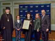 Ecumenical Patriarch Bartholomew Receives Human Dignity Award, Attends Luncheon for New York Religious Leaders