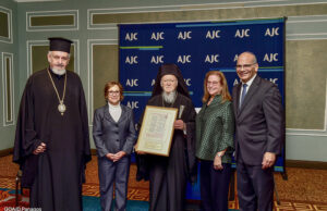 Ecumenical Patriarch Bartholomew Receives Human Dignity Award, Attends Luncheon for New York Religious Leaders