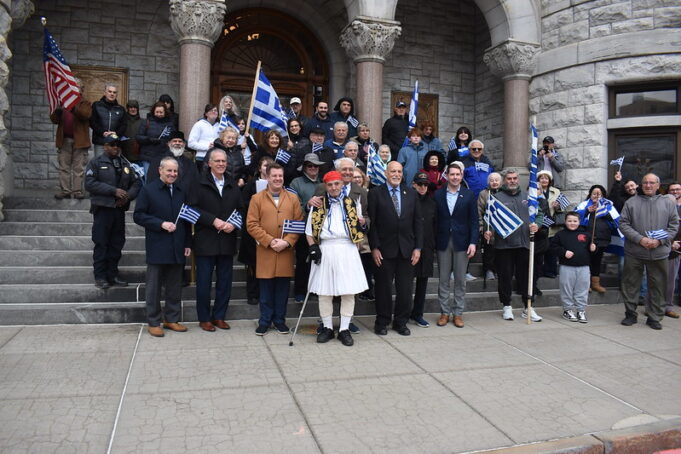 Greek Independence Celebration Held at Syracuse City Hall