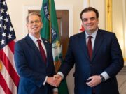 Greek Finance Minister Kyriakos Pierrakakis Meets with U.S. Treasury Secretary