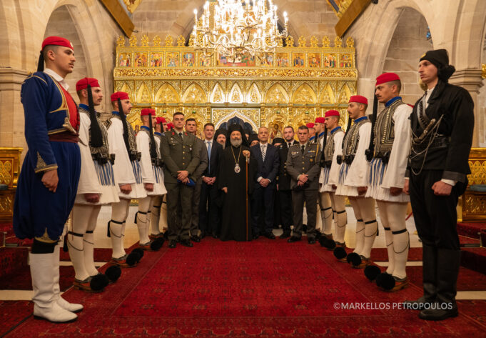 Ο Αρχιεπίσκοπος Μακάριος καλωσόρισε τους Εύζωνες στο Σύδνεϋ