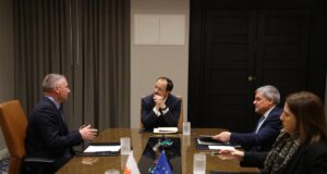 Συνάντηση Νίκου Χριστοδουλίδη με τον αντιπρόεδρο της ExxonMobil στο Τέξας