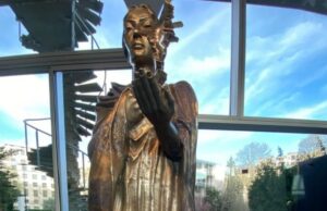 Statue of Maria Callas Installed at the Main UNESCO Building in Paris