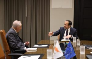 Συνάντηση Προέδρου Χριστοδουλίδη με τον αντιπρόεδρο της NVIDIA