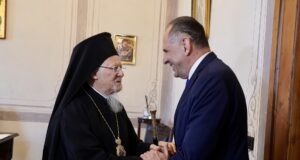Συνάντηση Γ. Γεραπετρίτη – Πατριάρχη Βαρθολομαίου