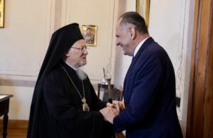 Συνάντηση Γ. Γεραπετρίτη – Πατριάρχη Βαρθολομαίου