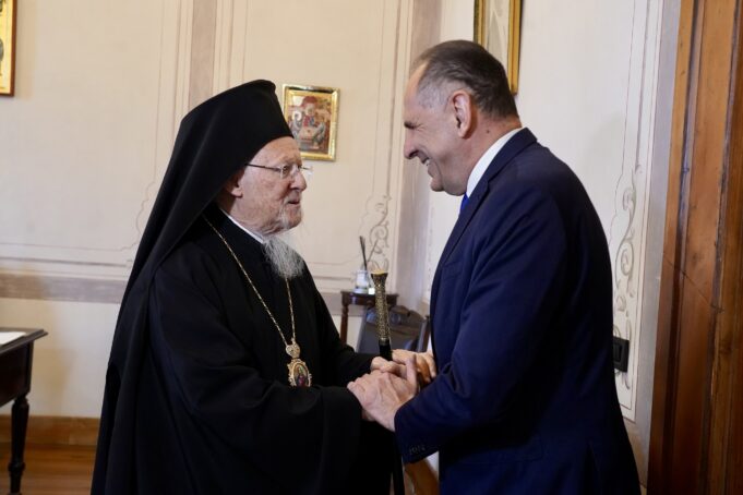 Συνάντηση Γ. Γεραπετρίτη – Πατριάρχη Βαρθολομαίου