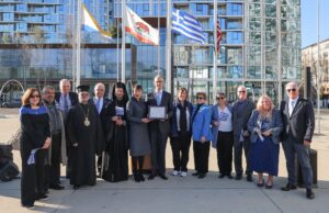 San Jose Commemorates Greek Independence with Flag Raising Ceremony