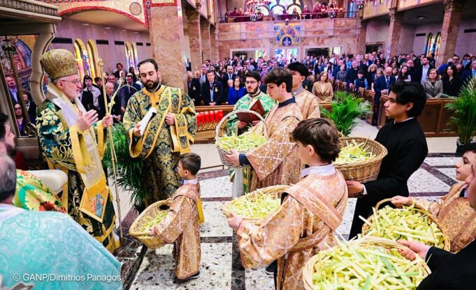 Κυριακή των Βαϊων στον Καθεδρικό Ναό του Αγίου Παύλου στο Χέμπστεντ