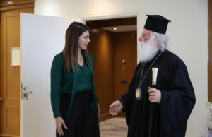Συνάντηση της Υπουργού Παιδείας με τον Πατριάρχη Αλεξανδρείας