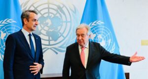 Συνάντηση Κ. Μητσοτάκη με τον Γενικό Γραμματέα του ΟΗΕ