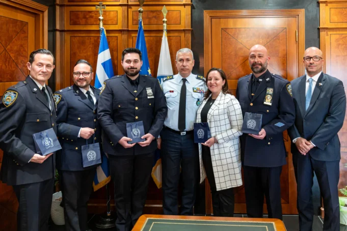 Συνάντηση του Αρχηγού της ΕΛ.ΑΣ. με στελέχη του N.Y.P.D.