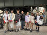 Joanna Apostolopoulos and her St. John’s Prep Classmates Step Up for Astoria Clean-Up, Tackling Litter Along 31st Street