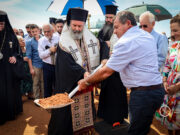 Θεμελίωση νέου Ιερού Ναού στο Ντάργουιν από τον Αρχιεπίσκοπο Μακάριο