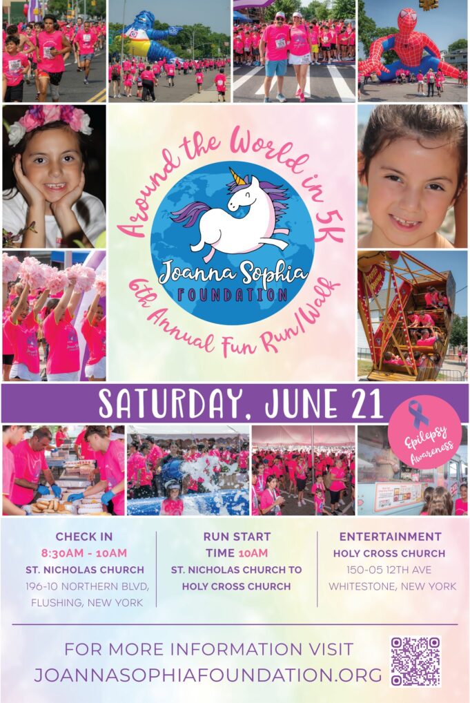 Joanna Sophia Foundation Expands Global Awareness Effort with 6th Annual Epilepsy and SUDEP Fun Run /Walk