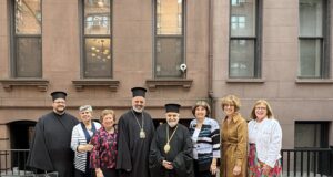 National Philoptochos Welcomes H.E. Metropolitan Apostolos, Geron of Derkon