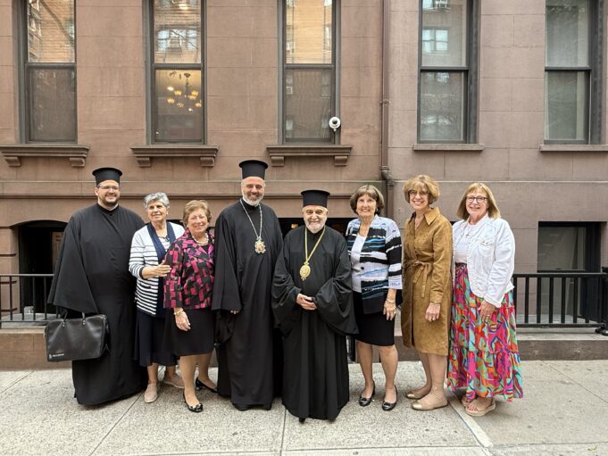National Philoptochos Welcomes H.E. Metropolitan Apostolos, Geron of Derkon