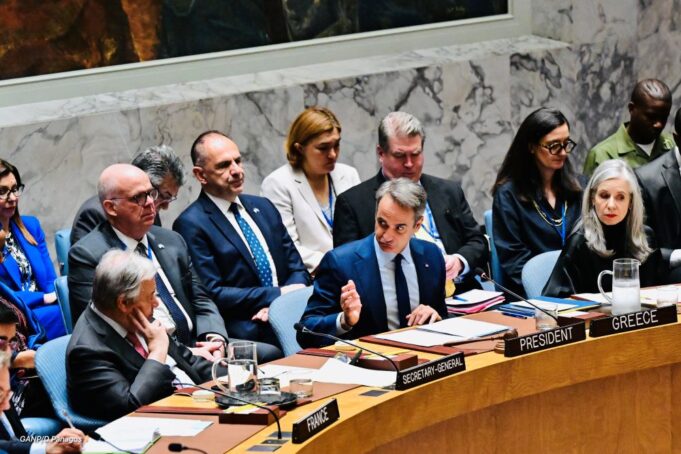 Greek PM Mitsotakis Chairs UN Security Council’s High Level Open Debate on Maritime Security