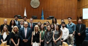 Η Πρόεδρος της Βουλής των Αντιπροσώπων δέχθηκε ομογενείς φοιτητές του AHIF