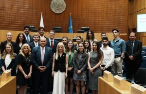 Η Πρόεδρος της Βουλής των Αντιπροσώπων δέχθηκε ομογενείς φοιτητές του AHIF