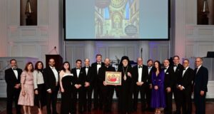 Archdiocesan Cathedral Presents Holy Trinity Award to Archbishop Elpidophoros