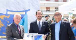 Αποκαλυπτήρια μνημείου Ελλαδιτών οπλιτών και αξιωματικών στην Κεραμωτή από τον Προέδρο της Κύπρου
