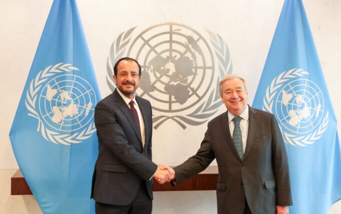 Συνάντηση Ν. Χριστοδουλίδη – Α. Γκουτέρες