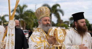 Λαμπρά Εγκαίνια του Ιερού Ναού Αγίας Παρασκευής Βρισβάνης από τον Αρχιεπίσκοπο Αυστραλίας