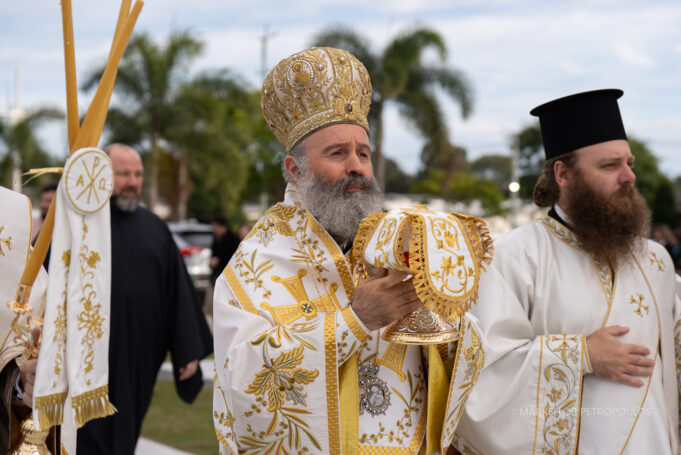Λαμπρά Εγκαίνια του Ιερού Ναού Αγίας Παρασκευής Βρισβάνης από τον Αρχιεπίσκοπο Αυστραλίας