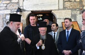 O Νίκος Ανδρουλάκης στην Τένεδο