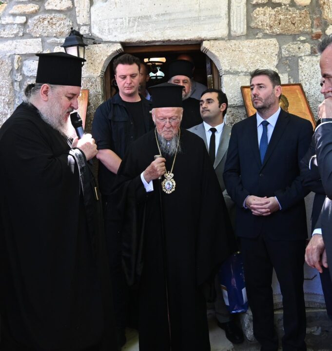 O Νίκος Ανδρουλάκης στην Τένεδο