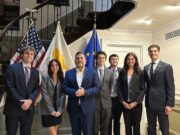 AHI Summer Intern Class Visits Cypriot Embassy, Joined by Ambassador
