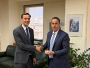 Συνάντηση Σ. Παπασταύρου με τον νέο Επιτετραμμένο της Πρεσβείας των ΗΠΑ στην Αθήνα