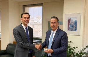 Συνάντηση Σ. Παπασταύρου με τον νέο Επιτετραμμένο της Πρεσβείας των ΗΠΑ στην Αθήνα