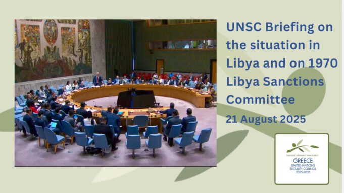 Roadmap for elections in Libya – Greece ready to cooperate for a more stable and prosperous future