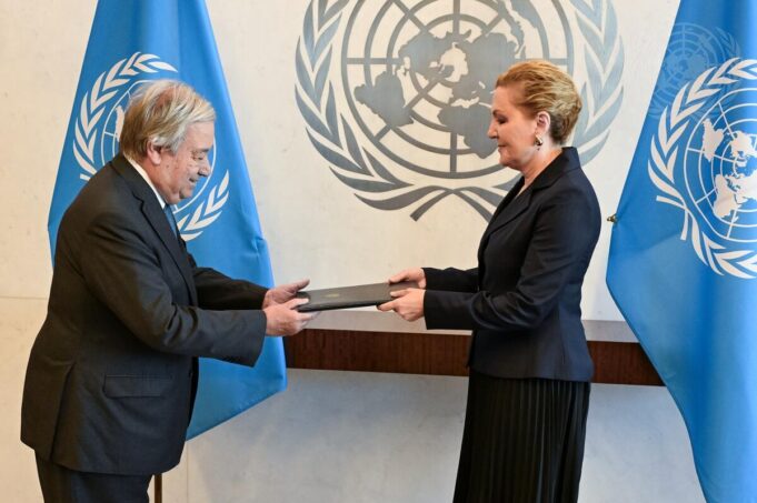 New Permanent Representative of Greece to UN Presents Credentials
