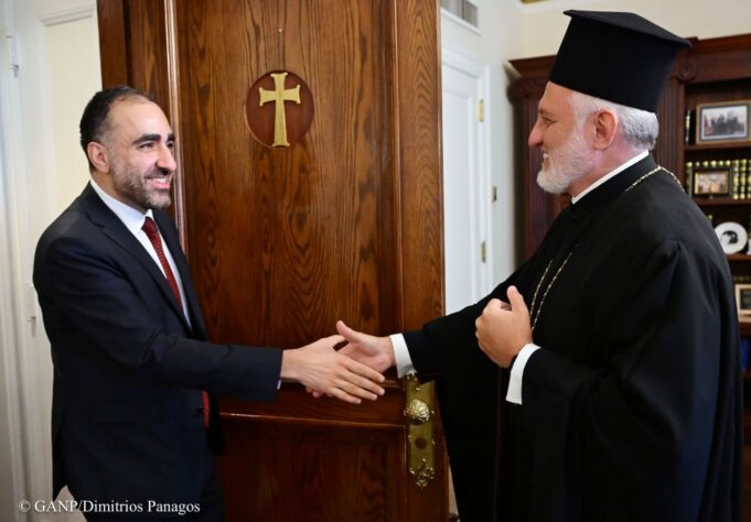 Με τον Αρχιεπίσκοπο συναντήθηκε ο νέος Γενικός Πρόξενος της Κύπρου