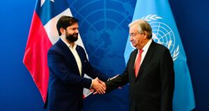 Chile President Meets U.N. Secretary General