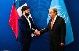 Chile President Meets U.N. Secretary General