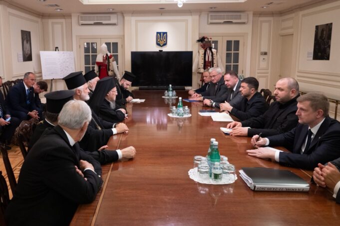Συνάντηση Οικουμενικού Πατριάρχη – Προέδρου Ουκρανίας