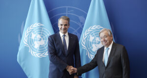 Greek PM Mitsotakis meets with UN Secretary-General