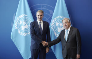 Greek PM Mitsotakis meets with UN Secretary-General