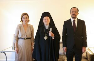 Συνάντηση Προέδρου Χριστοδουλίδη με τον Οικουμενικό Πατριάρχη