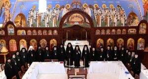 Ο Οικουμενικός Πατριάρχης με τους εν Αμερική Αρχιερείς του Θρόνου