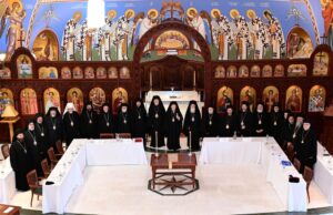 Ο Οικουμενικός Πατριάρχης με τους εν Αμερική Αρχιερείς του Θρόνου