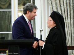 Στο Φανάρι ο Μάικλ Ρήγας για τα 1700 χρόνια από την Α’ Οικουμενική Σύνοδο στη Νίκαια