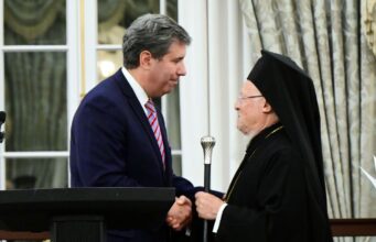 Στο Φανάρι ο Μάικλ Ρήγας για τα 1700 χρόνια από την Α’ Οικουμενική Σύνοδο στη Νίκαια